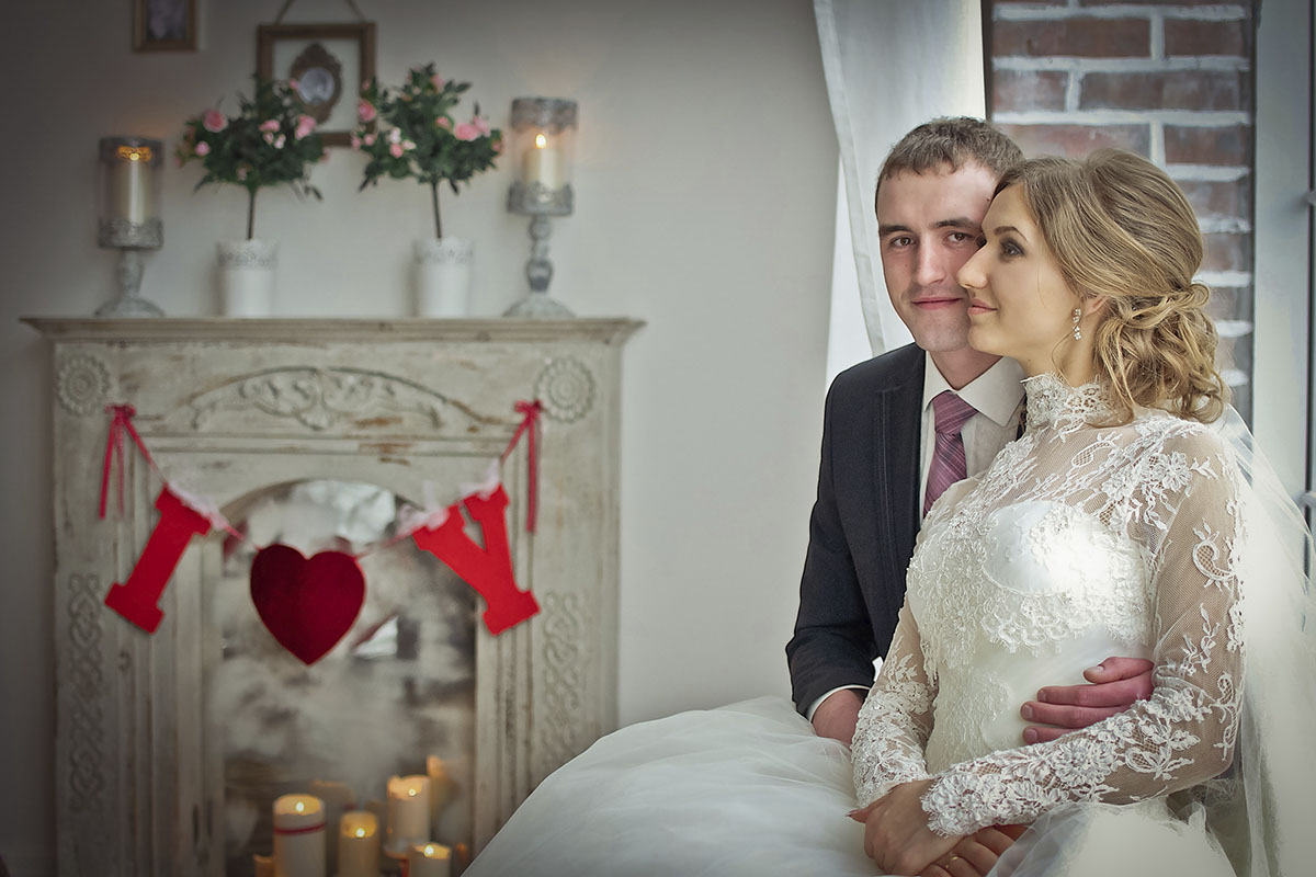 Фотосессия у камина — 15