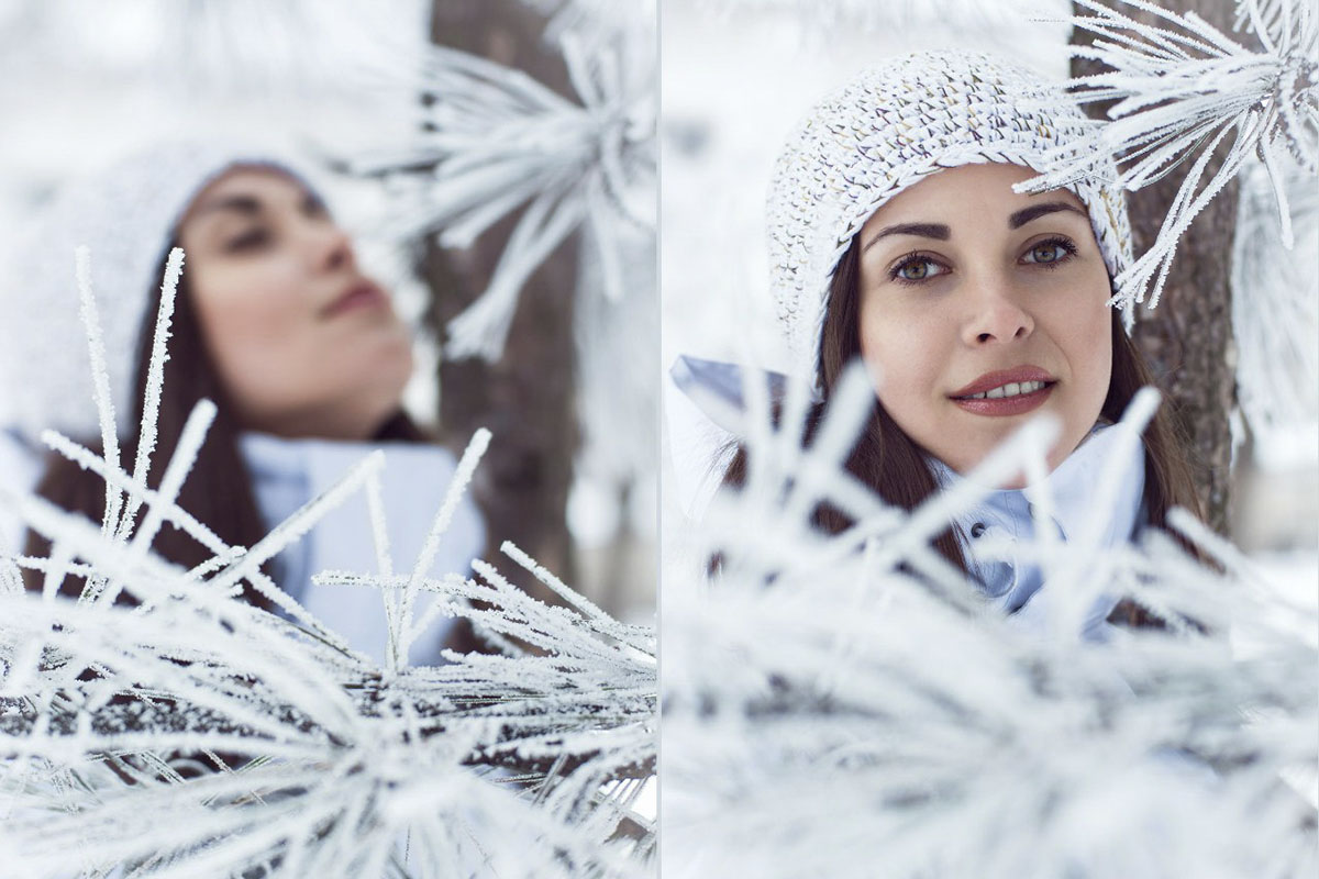 Новогодняя фотосессия на улице
