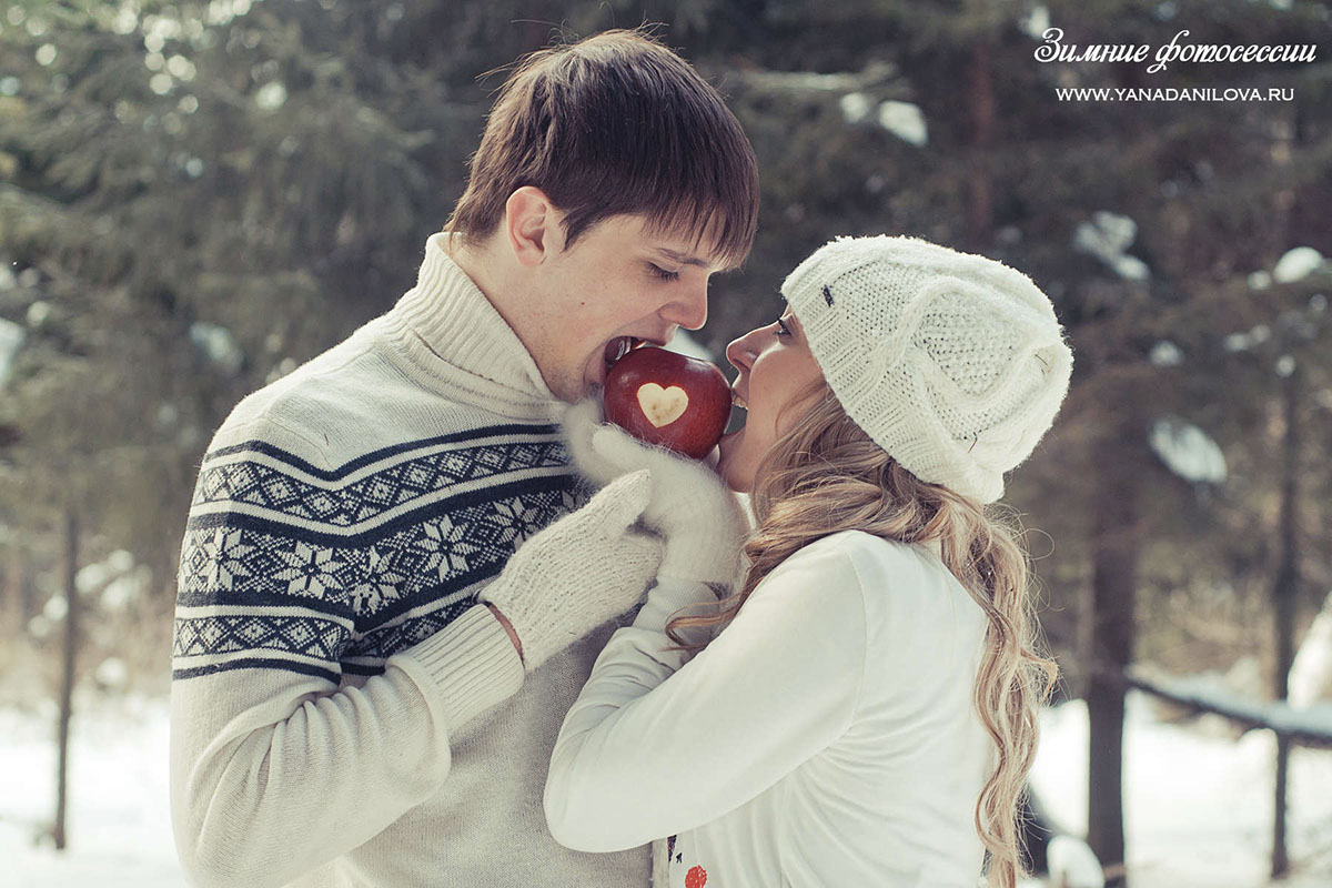Новогодняя фотосессия love-story