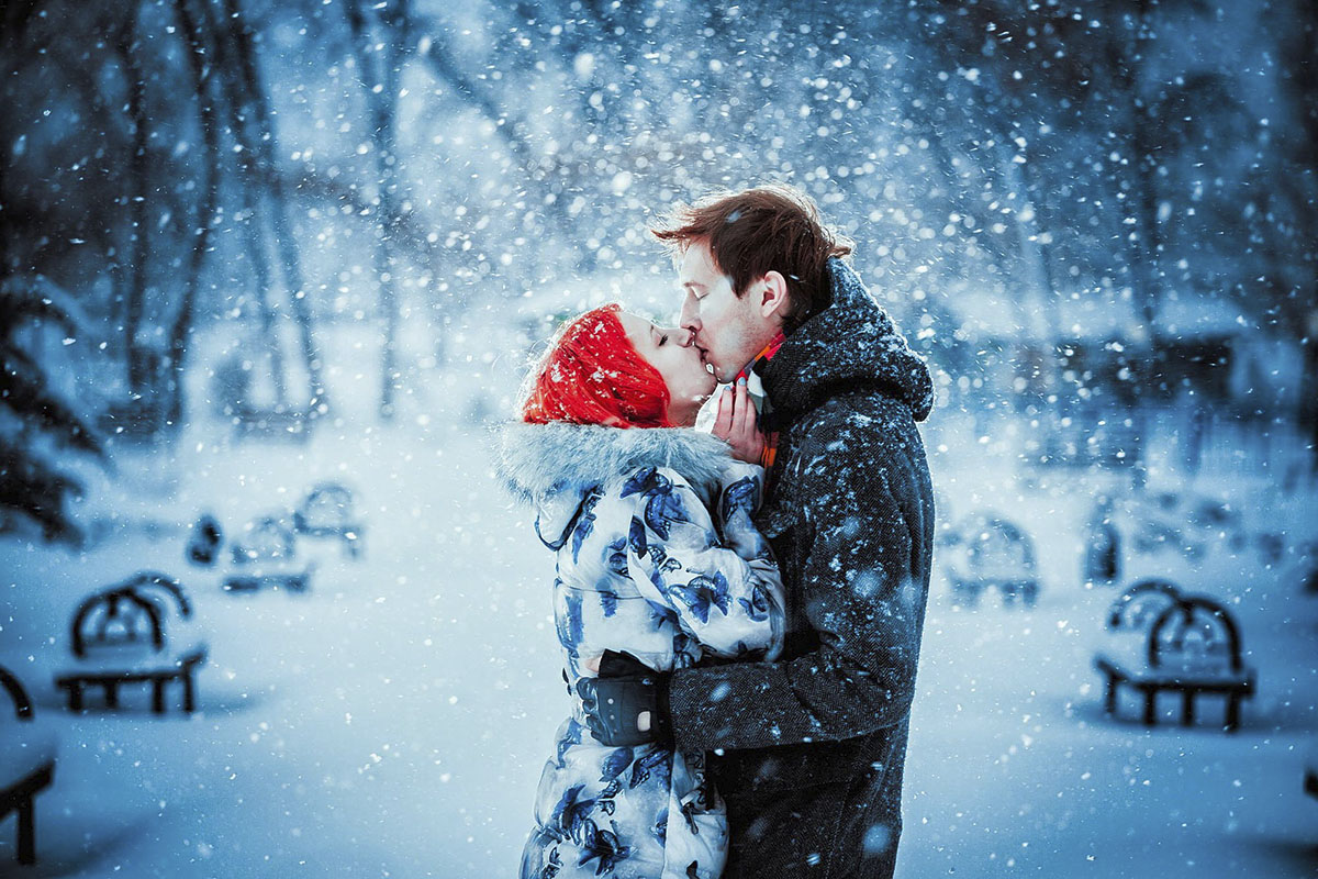 Новогодняя фотосессия love-story
